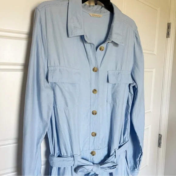 Soft Surroundings Kerry Jumpsuit Blue Size L - Picture 8 of 12